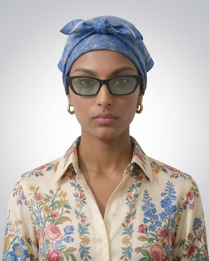 The Lunar Indigo Bandana