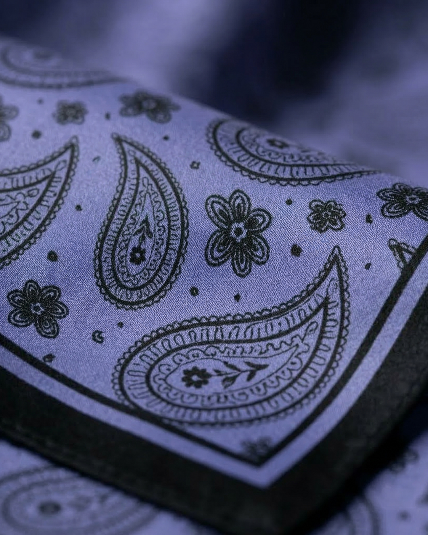 The Lunar Indigo Bandana